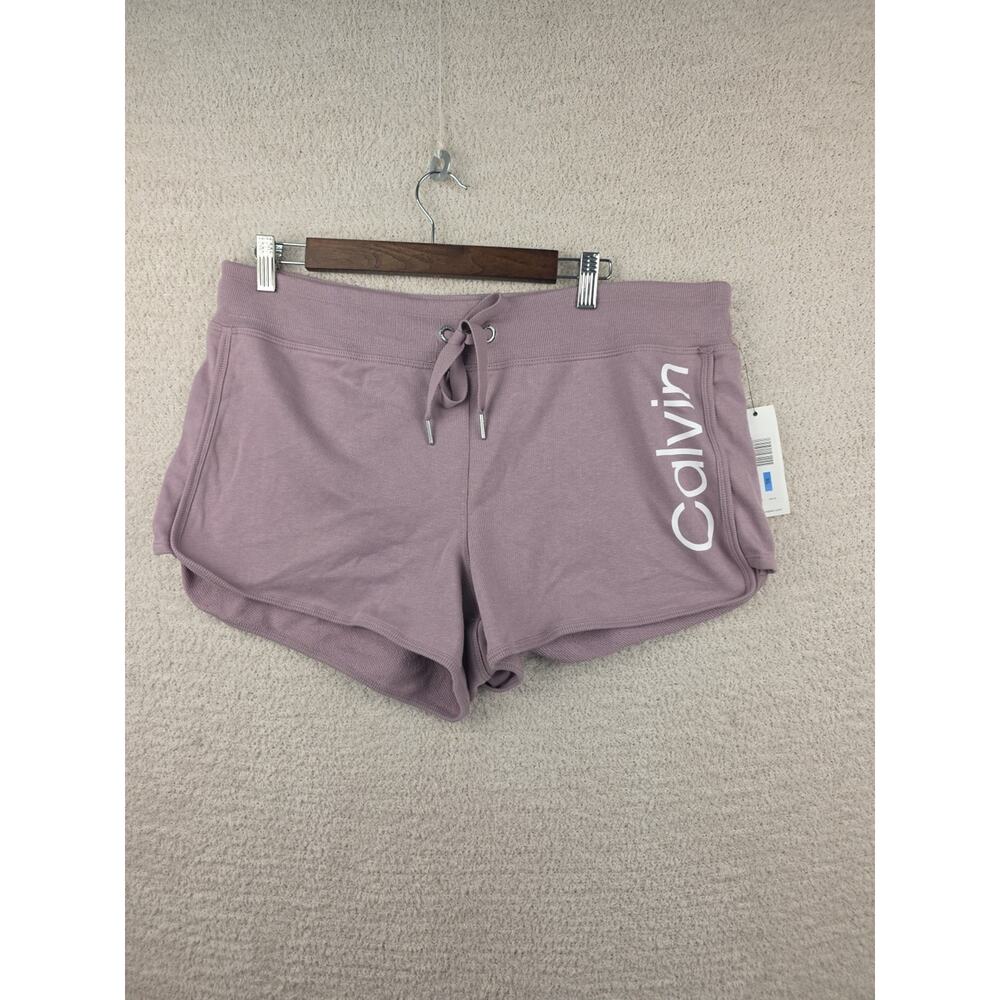 Calvin Klein Performance Logo Sweatshorts Dusty Rose Size XL